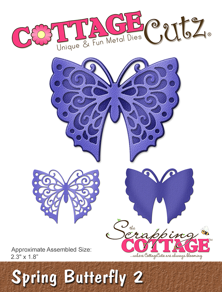 CC-242 CottageCutz Spring Butterfly 2