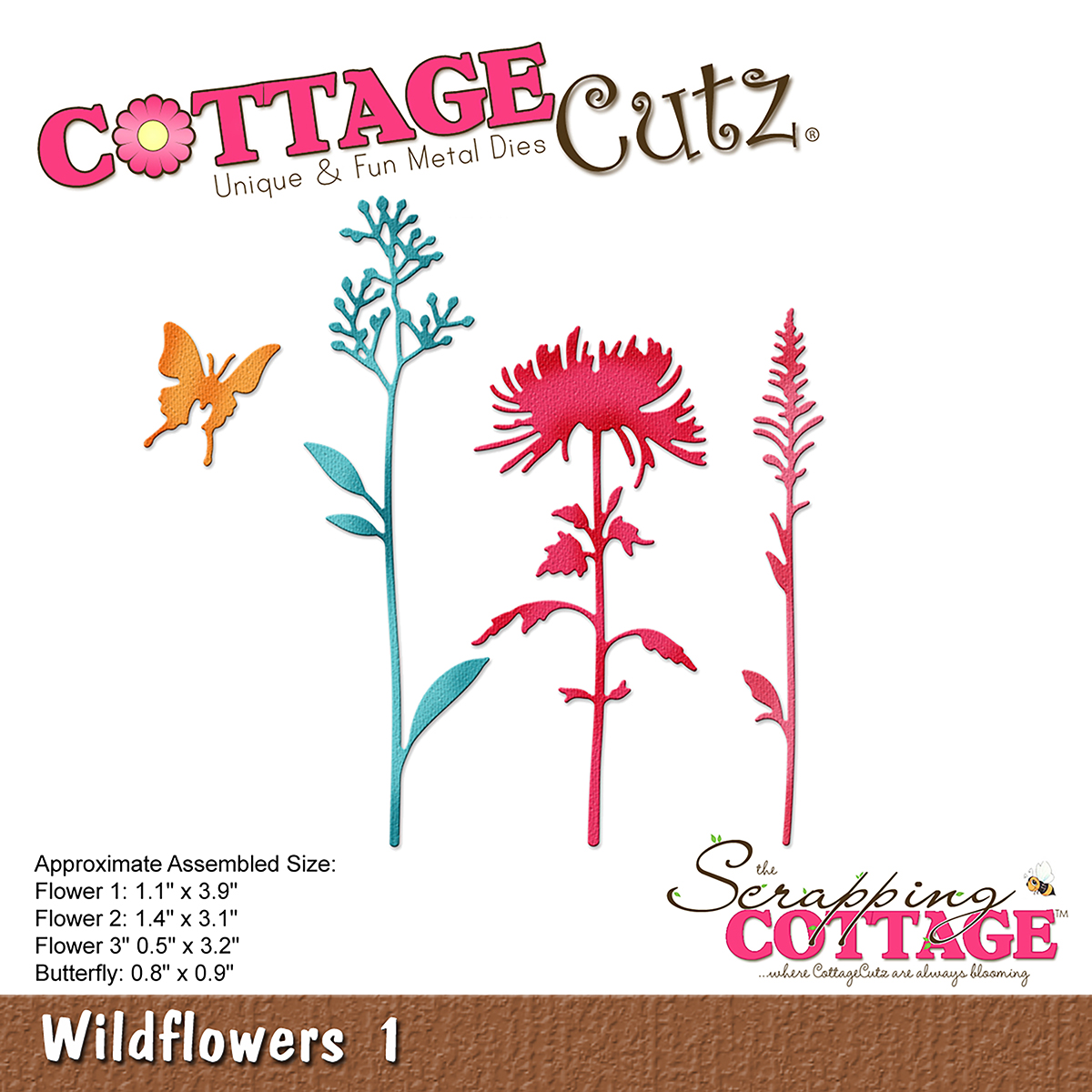 CC-245 CottageCutz Wildflowers 1
