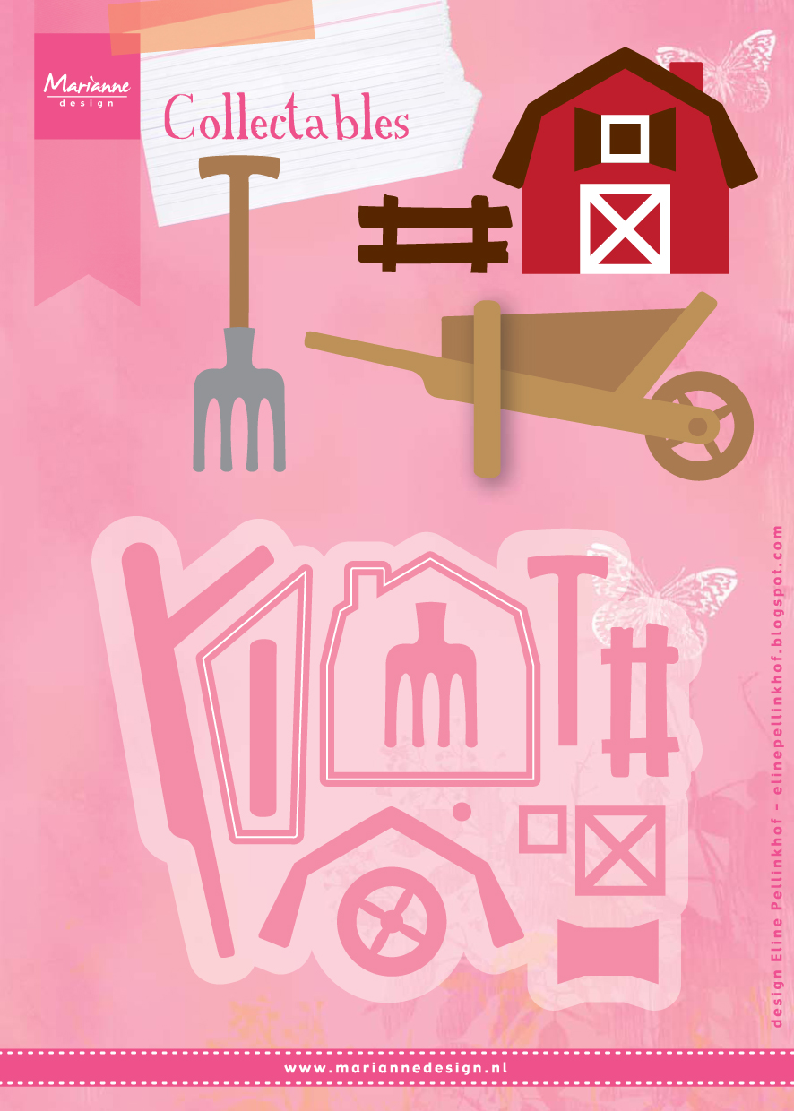 COL1427 Marianne Design Collectable -farm set