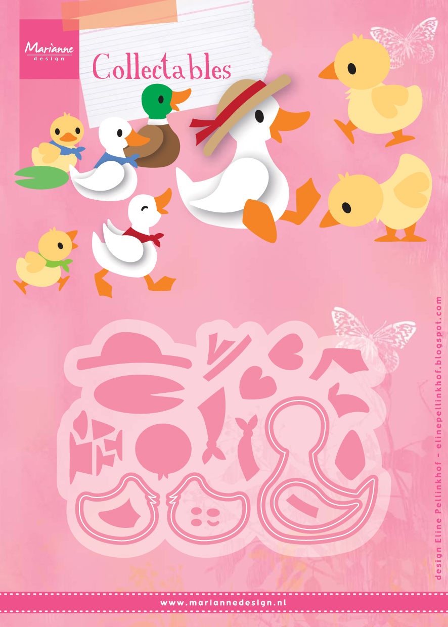 COL1428 Marianne Design Collectable -duck