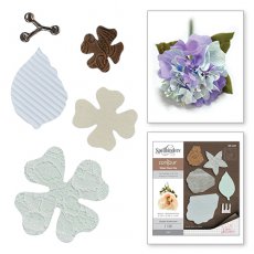 SR-039 Contour Quite Contrary Debi Adams Hydrangea Florets Steel Rule Dies