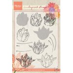 TC0852 New Marianne Design Clear Stamp Tiny's layered Tulip