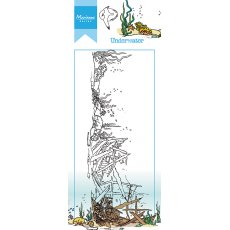 HT1620 Marianne Design Clear Stamp - Hetty's Border Underwater
