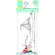 HT1623 Marianne Design Clear Stamp - border sailing