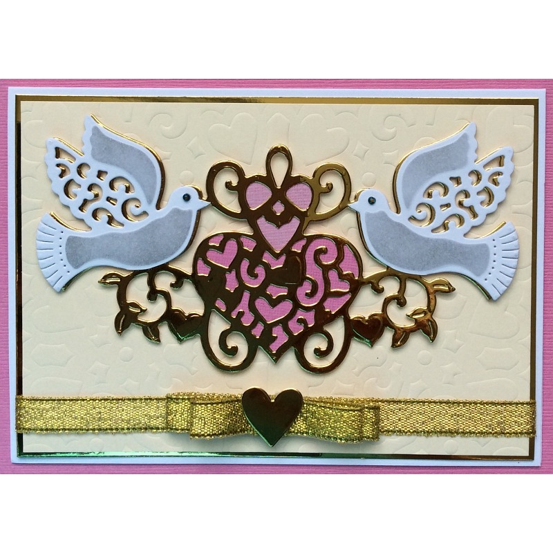 SDD211 Sweet Dixie Wedding - Doves & Hearts