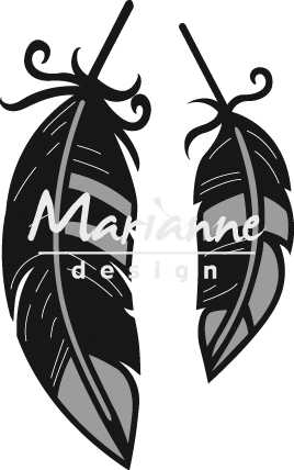 CR1412 Marianne Design Craftable - Feathers