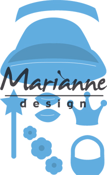 LR0476 Marianne Design Creatable - Kim's Buddies Girl set