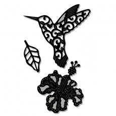 SDD152 Sweet Dixie Hummingbird & Flower 