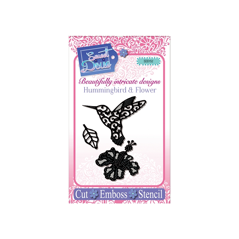 SDD152 Sweet Dixie Hummingbird & Flower