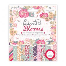 DCPAP051 Dovecraft Painted Blooms 6x6 Paper Pad FSC