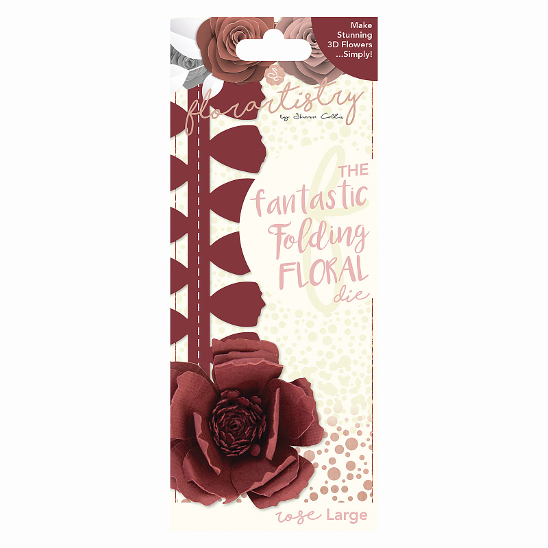 FLOR17012 Florartistry Double Die - Shabby Rose (Large)