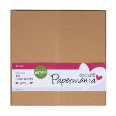 PMA150622 Kartki +koperty kraft  DL 50szt