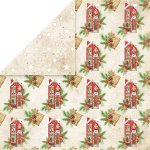 CP-VC04 Double-sided 12"x12"  Vintage Christmas 04