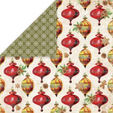 CP-VC06 Double-sided 12"x12" Vintage Christmas 06