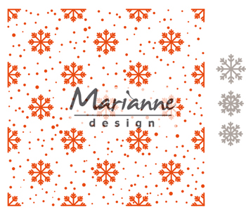 DF34340 Design folder extra -Snow and Ice Crystals