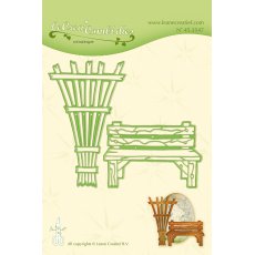 45.3547 Garden bench & trellis