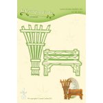 45.3547 Garden bench & trellis