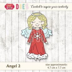CW023 Cutting  Die  - Angel 2 Craft & You Design