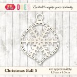 CW028 Wykrojnik/Die-Christmas Ball 5-bombka 5 Craft&You Design