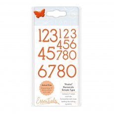 1686E Essentials - Postal Type - Numerals