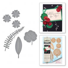 s4-678 Shapeabilities Geranium and Leaves Wild & Free by Debi Adams Etched Dies