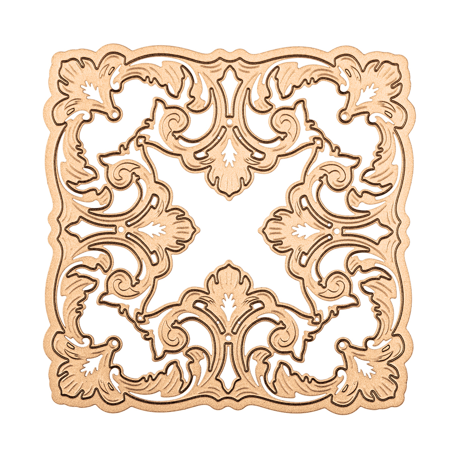 S4-748 SHAPEABILITIES UNTAMED MEDALLION ETCHED DIES REBEL ROSE BY STACEY CARON