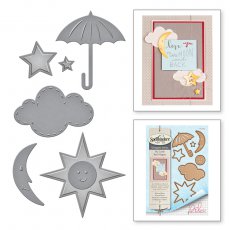 s4-784 Shapeabilities Rise 'n Shine Etched Dies My Little Red Wagon by Debi Adams