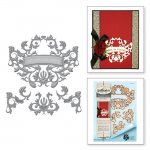 s5-291 Shapeabilities Rebel Tag & Elements Etched Dies Rebel Rose by Stacey Caron