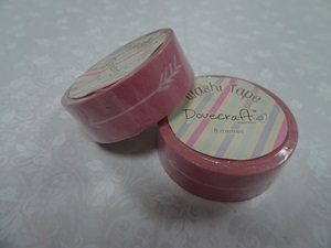 DCWTB004-9 Washi tape-Różowa tasiemka, strzałki
