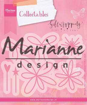 COL1441 Marianne Design Collectable -Karin's pins & bows
