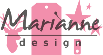 COL1442 Marianne Design Collectable -Karin's deer,stars&tag