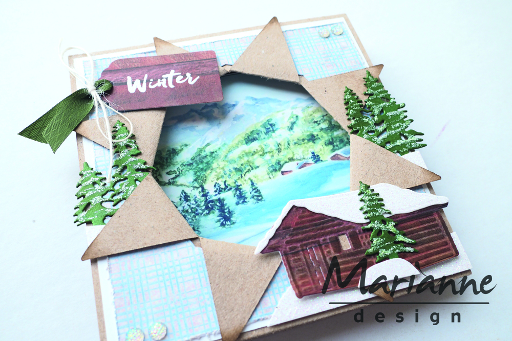 CR1423 Craftables -Open star fold