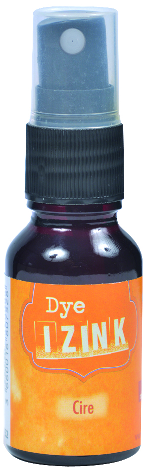 80752 Dye Izink Spray -Tusz wodny w sprayu- Orange Cire (Wax) 15ml