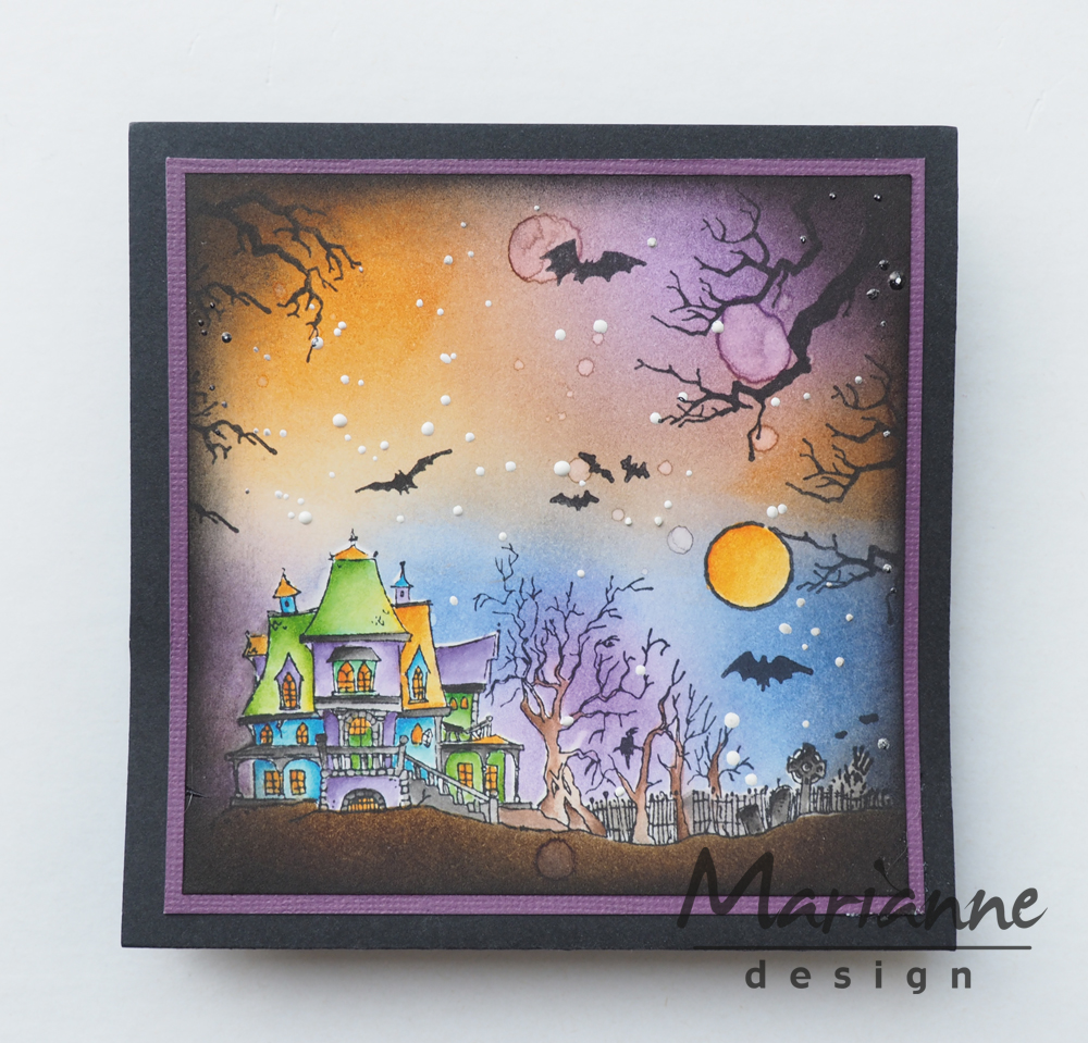 HT1626 Marianne Design Clear Stamp - Hetty's Halloween