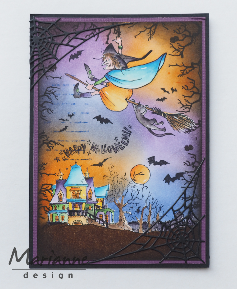 HT1626 Marianne Design Clear Stamp - Hetty's Halloween