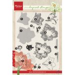 TC0859 New Marianne Design Clear Stamp Tiny's Poinsettia