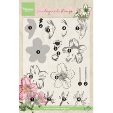TC0861 New Marianne Design Clear Stamp  Tiny's Helleboras
