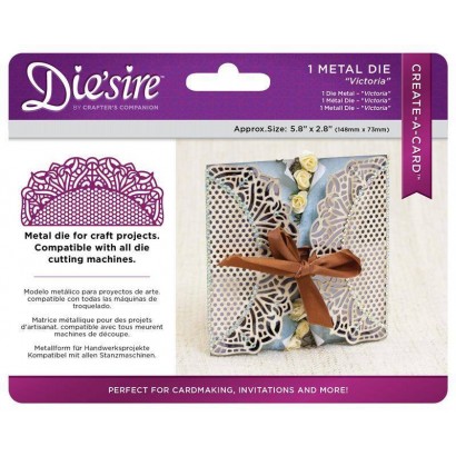 DS-CAD-VIC Die'sire 'Create-a-Card' Metal Die - Victoria