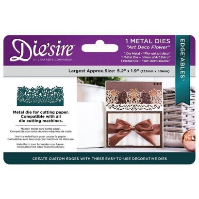 DS-EDG-AFLOW Diesire Edge'ables - Art Deco Flower