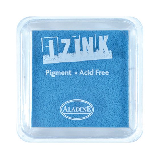 19411 Izink Pigment -Tusz pigmentowy- Sky Blue 8 x 8 cm