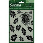 SD-XEF-POIN Sheena Douglass 5x7 Xmas Folder - Poinsettia 
