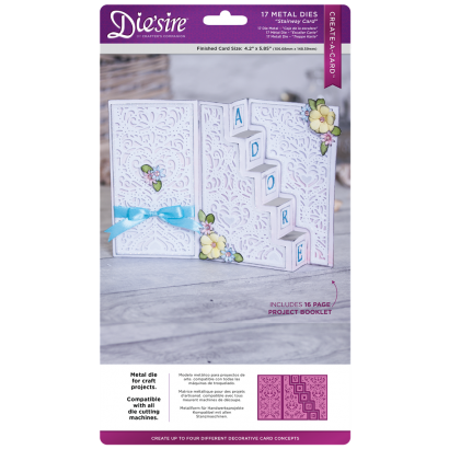 DS-CAD-STAIR Die'sire 'Create-a-Card' Metal Die -Stairway Card Die