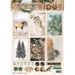 EASYWW580 -Arkusz A4 elementy StudioLight - Woodland Winter