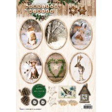 EASYWW581 - Arkusz A4 elementy StudioLight - Woodland Winter 
