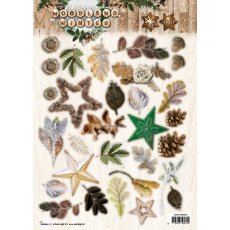 EASYWW584- Arkusz A4 elementy StudioLight - Woodland Winter 