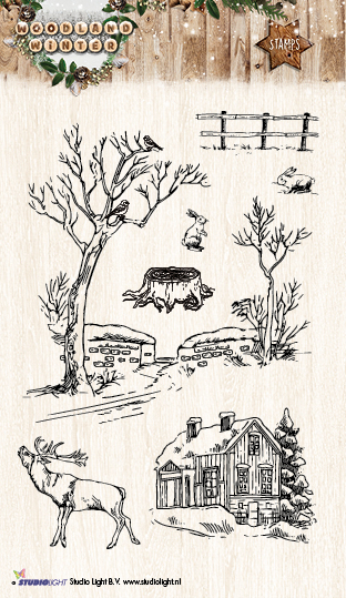 STAMPWW192 - Stemple StudioLight- Woodland Winter