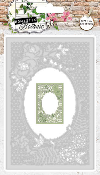STENCILRB52 - Wykrojnik StudioLight - Romantic Botanic-kartka