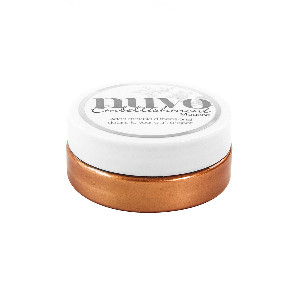 809N Mus Nuvo Embellishment Mousse-Fresh Cooper