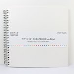 SCALB013 Simply Creative Album 12x12 - White Pages