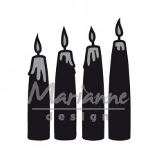 CR1425 Marianne Design Craftable - Advent Candles